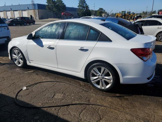 1G1PG5SB9E7365869 - 2014 CHEVROLET CRUZE LTZ WHITE photo 2