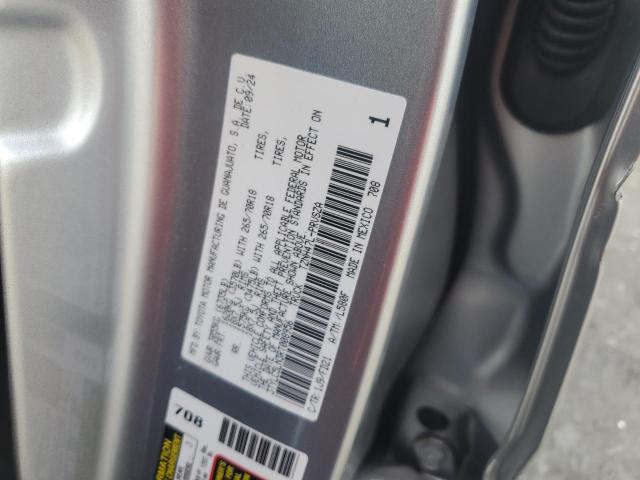 3TYLC5LN3RT008956 - 2024 TOYOTA TACOMA DOUBLE CAB 银色 照片 12