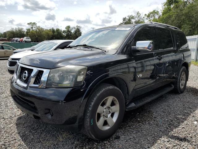 5N1BA08D38N624754 - 2008 NISSAN ARMADA SE BLACK photo 1