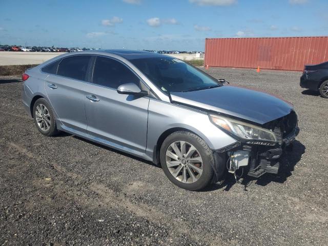 5NPE34AF5HH441113 - 2017 HYUNDAI SONATA SPORT SILVER photo 4