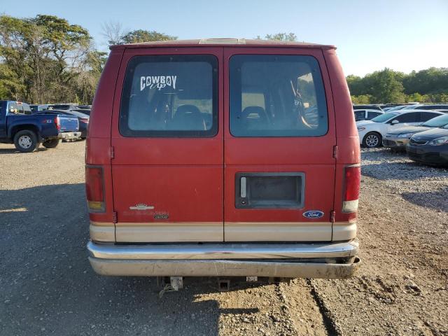 1FMEE11H7THA02458 - 1996 FORD ECONOLINE E150 RED photo 6