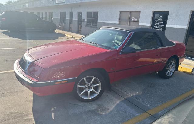 1C3XJ4533MG122410 - 1991 CHRYSLER LEBARON RED photo 2