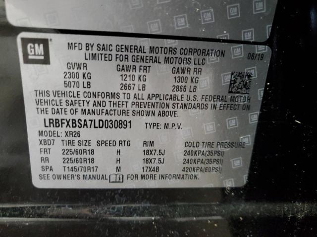 LRBFXBSA7LD030891 - 2020 BUICK ENVISION PREFERRED Qara foto 13