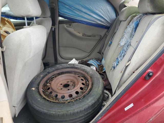 1NXBR32E18Z052407 - 2008 TOYOTA COROLLA CE BURGUNDY photo 10