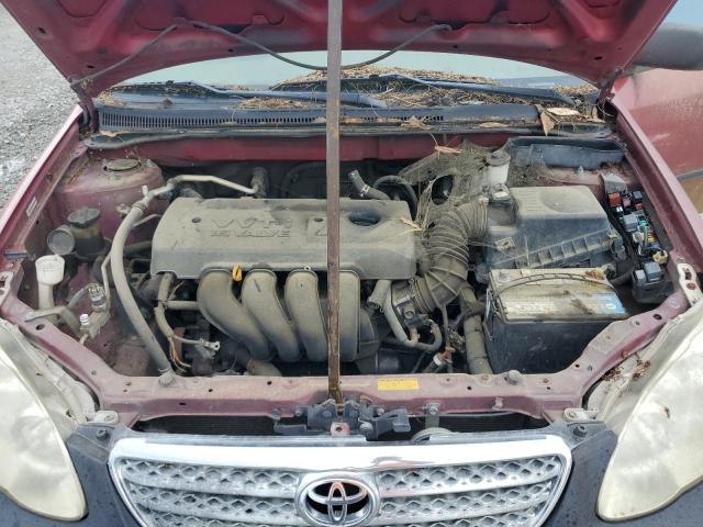 1NXBR32E18Z052407 - 2008 TOYOTA COROLLA CE BURGUNDY photo 11