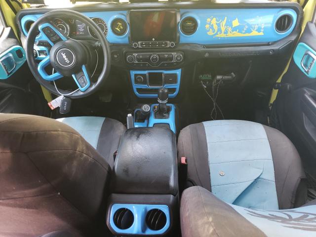 1C4HJXDN6PW681464 - 2023 JEEP WRANGLER SPORT İki rəngli foto 8