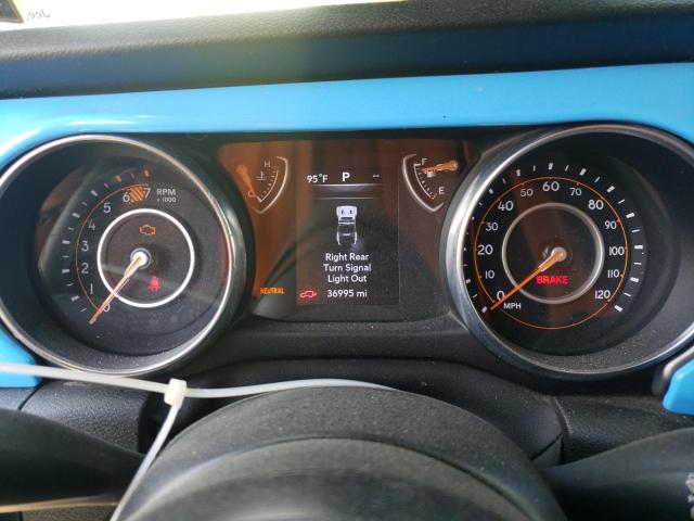 1C4HJXDN6PW681464 - 2023 JEEP WRANGLER SPORT İki rəngli foto 9