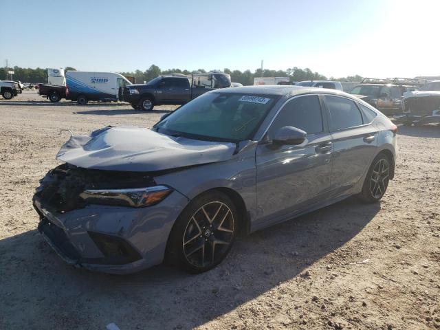 19XFL1H88NE004278 - 2022 HONDA CIVIC SPORT TOURING أزرق صورة 1