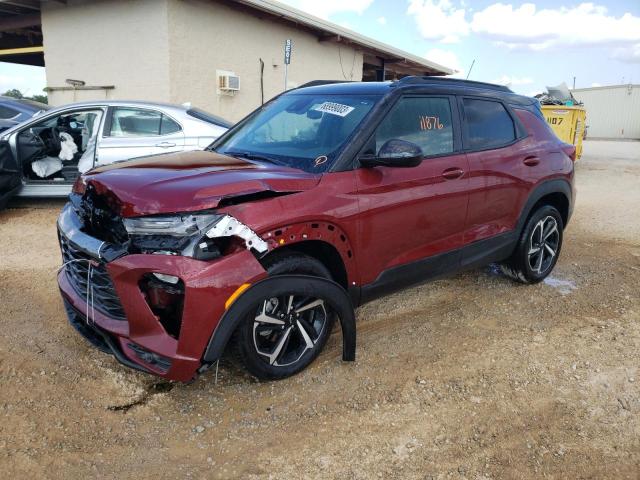 KL79MTSL6PB036128 - 2023 CHEVROLET TRAILBLAZE RS MAROON photo 1