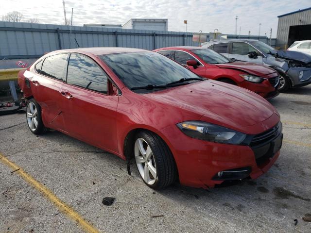 1C3CDFEB3FD346340 - 2015 DODGE DART GT RED photo 4