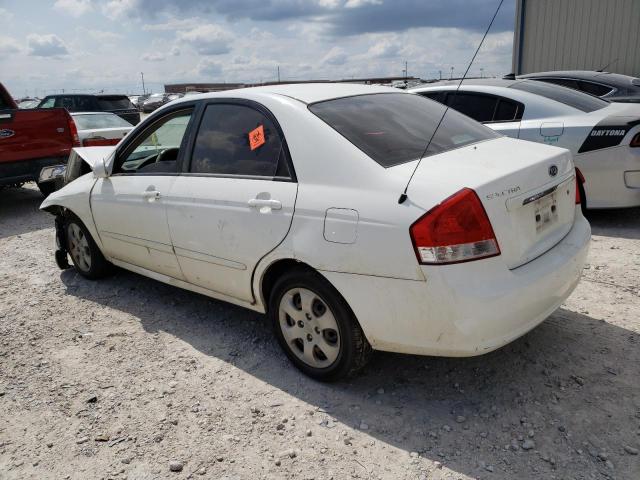 KNAFE121775404026 - 2007 KIA SPECTRA EX WHITE photo 2