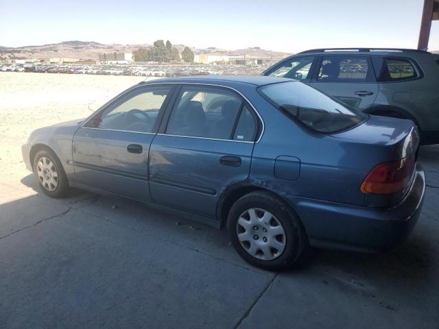 2HGEJ667XWH521694 - 1998 HONDA CIVIC LX BLUE photo 2