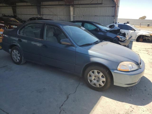 2HGEJ667XWH521694 - 1998 HONDA CIVIC LX BLUE photo 4