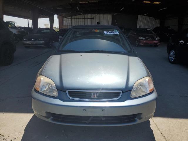 2HGEJ667XWH521694 - 1998 HONDA CIVIC LX BLUE photo 5