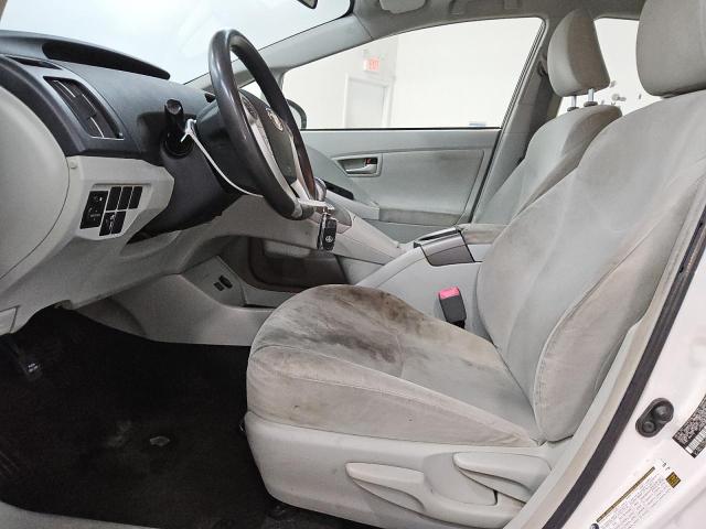 JTDKN3DUXC5446690 - 2012 TOYOTA PRIUS WHITE photo 7