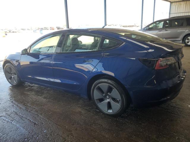 5YJ3E1EB5NF265472 - 2022 TESLA MODEL 3 Niebieski zdjęcie 2