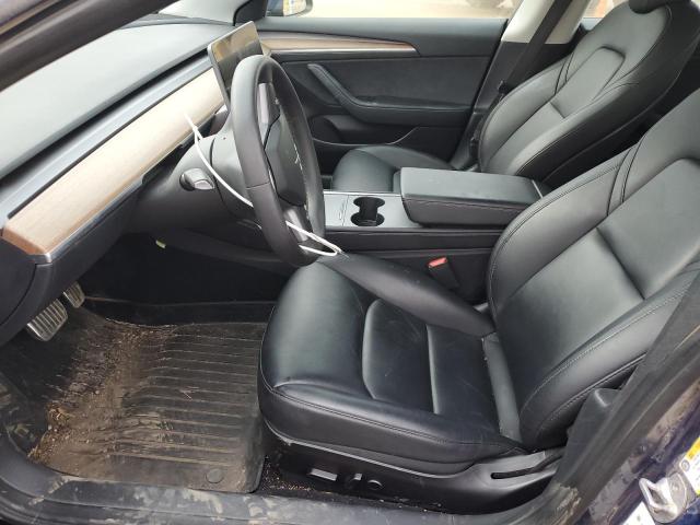5YJ3E1EB5NF265472 - 2022 TESLA MODEL 3 Niebieski zdjęcie 7