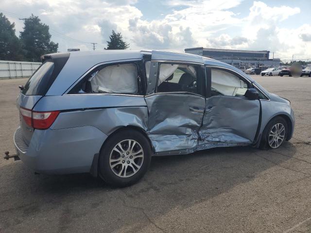 5FNRL5H60DB069394 - 2013 HONDA ODYSSEY EXL BLUE photo 3