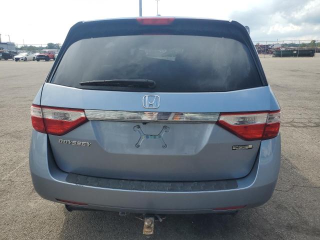 5FNRL5H60DB069394 - 2013 HONDA ODYSSEY EXL BLUE photo 6