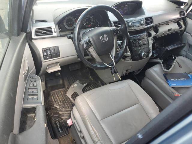 5FNRL5H60DB069394 - 2013 HONDA ODYSSEY EXL BLUE photo 8