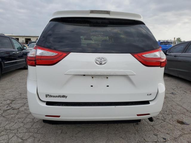 5TDKZ3DC9KS997553 - 2019 TOYOTA SIENNA LE Սպիտակ լուսանկար 6