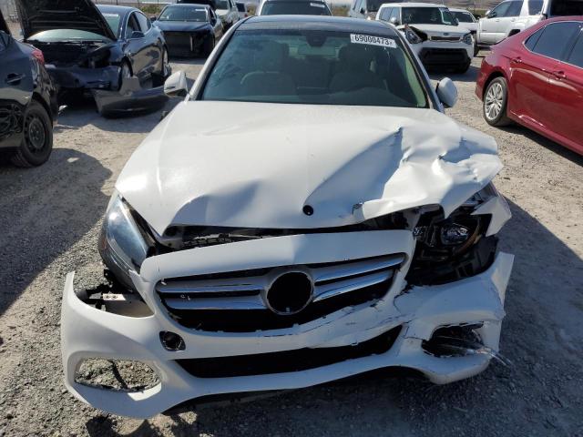 55SWF4JB6HU224336 - 2017 MERCEDES-BENZ C 300 WHITE photo 5