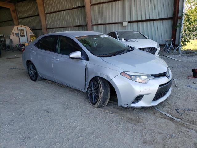 5YFBURHEXGP463040 - 2016 TOYOTA COROLLA L SILVER photo 4