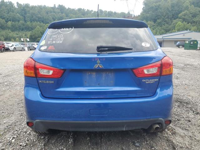 JA4AR3AU5GZ029667 - 2016 MITSUBISHI OUTLANDER ES BLUE photo 6