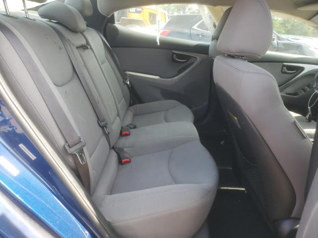 KMHDH4AE2DU504507 - 2013 HYUNDAI ELANTRA GLS BLUE photo 10