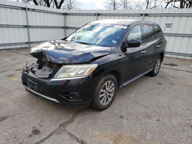 5N1AR2MN4DC656391 - 2013 NISSAN PATHFINDER S BLACK photo 1