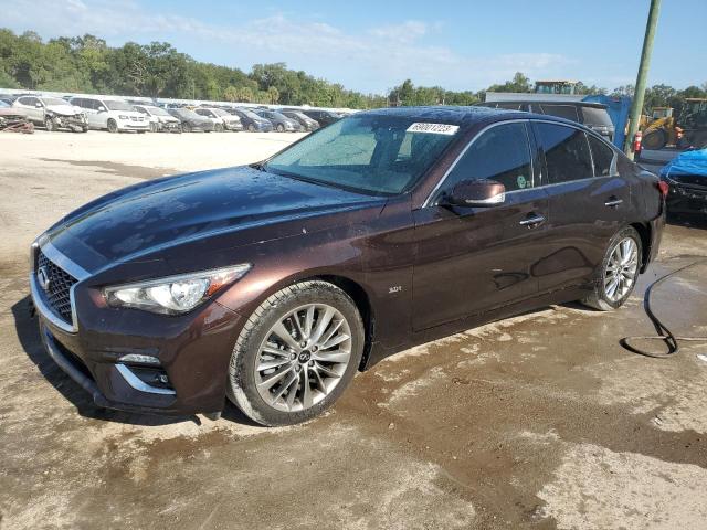 JN1EV7AP9LM201620 - 2020 INFINITI Q50 PURE BROWN photo 1