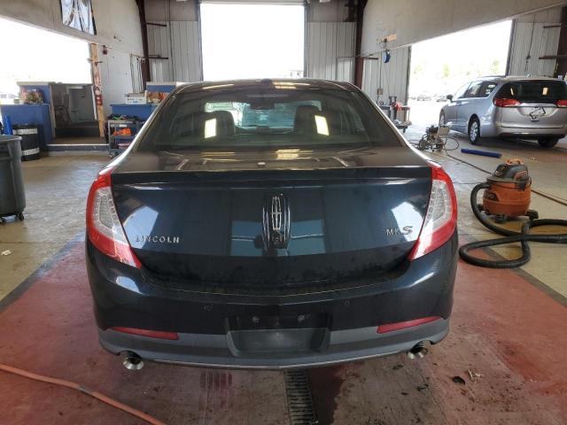 1LNHL9DK6EG607959 - 2014 LINCOLN MKS BLUE photo 6