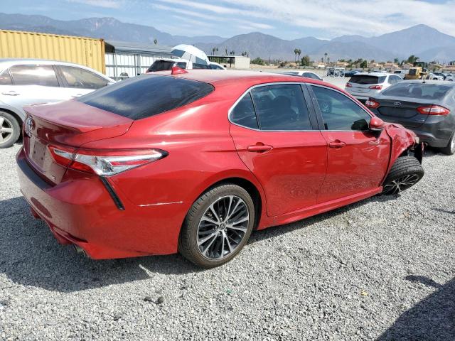 4T1M11AK0LU361077 - 2020 TOYOTA CAMRY SE RED photo 3