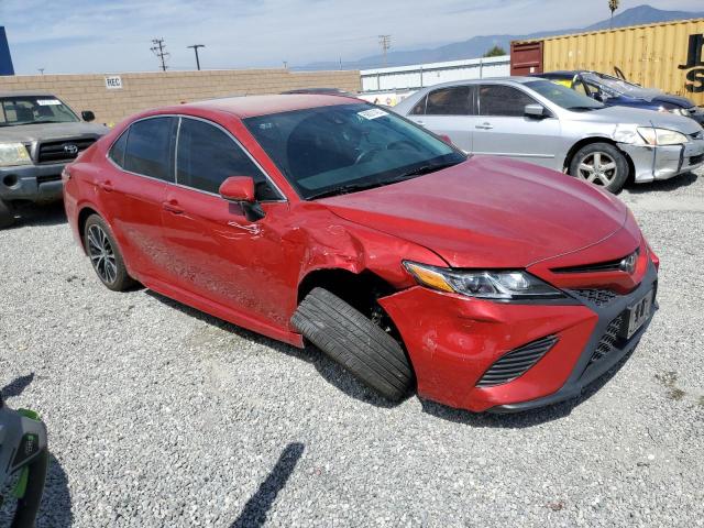 4T1M11AK0LU361077 - 2020 TOYOTA CAMRY SE RED photo 4