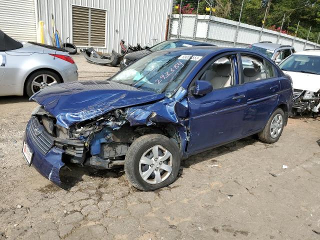 KMHCN46C09U293584 - 2009 HYUNDAI ACCENT GLS BLUE photo 1