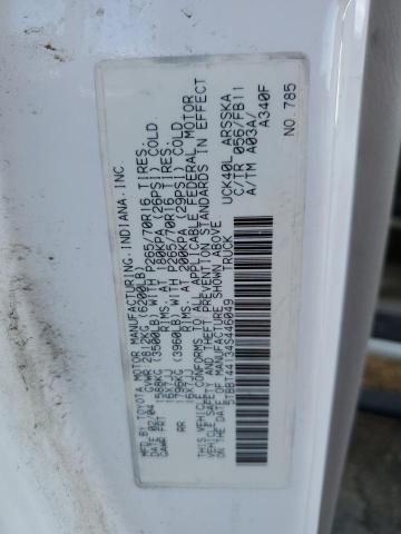 5TBBT44134S446049 - 2004 TOYOTA TUNDRA ACCESS CAB SR5 WHITE photo 12