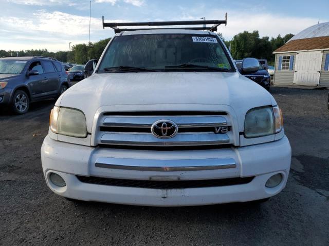 5TBBT44134S446049 - 2004 TOYOTA TUNDRA ACCESS CAB SR5 WHITE photo 5