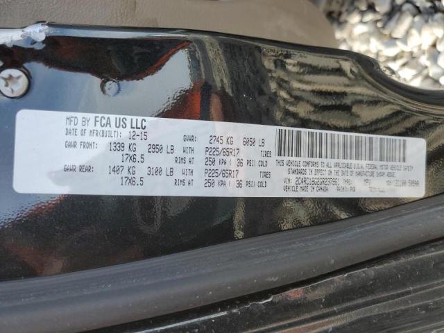 2C4RC1BG2GR237961 - 2016 CHRYSLER TOWN & COU TOURING 黑色 照片 12