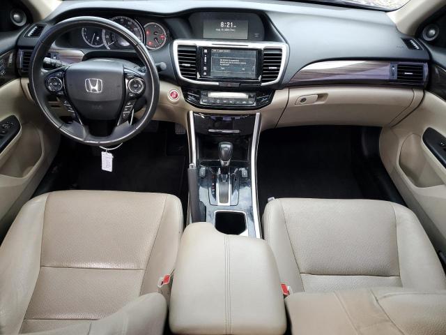 1HGCR3F06HA042563 - 2017 HONDA ACCORD EXL BLACK photo 8