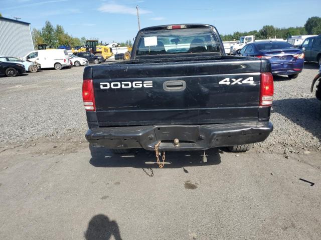 1B7GG22X41S348566 - 2001 DODGE DAKOTA BLACK photo 6