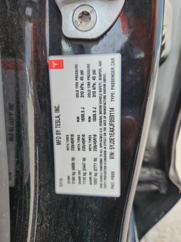 5YJ3E1EAXJF059114 - 2018 TESLA MODEL 3 შავი ფოტო 12