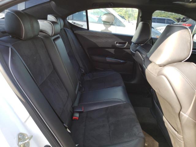 19UUB2F66JA001136 - 2018 ACURA TLX TECH+A WHITE photo 10