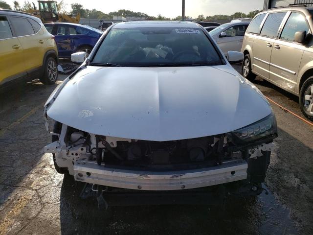 19UUB2F66JA001136 - 2018 ACURA TLX TECH+A WHITE photo 5