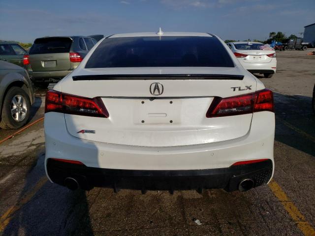 19UUB2F66JA001136 - 2018 ACURA TLX TECH+A WHITE photo 6