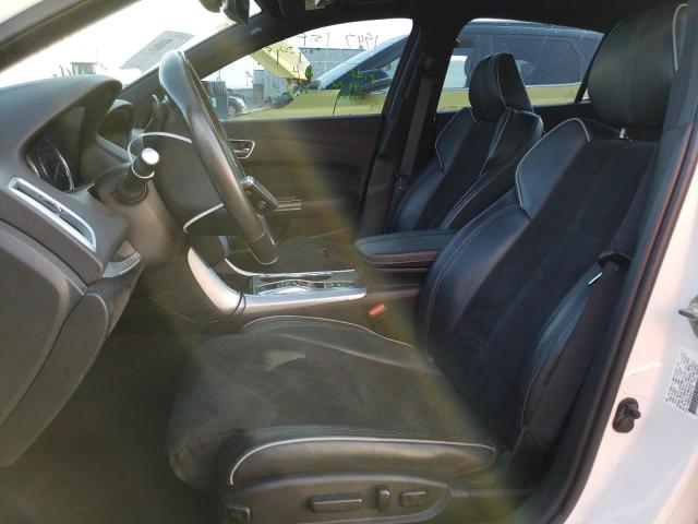 19UUB2F66JA001136 - 2018 ACURA TLX TECH+A WHITE photo 7