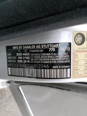 WDDGF4HB0DA802046 - 2013 MERCEDES-BENZ C 250 SILVER photo 12