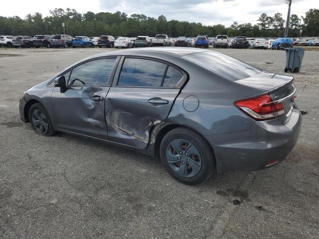 19XFB2F52DE085679 - 2013 HONDA CIVIC LX GRAY photo 2