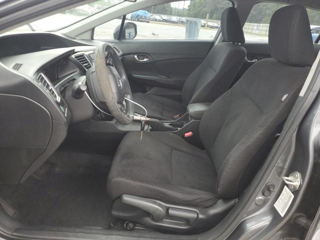 19XFB2F52DE085679 - 2013 HONDA CIVIC LX GRAY photo 7