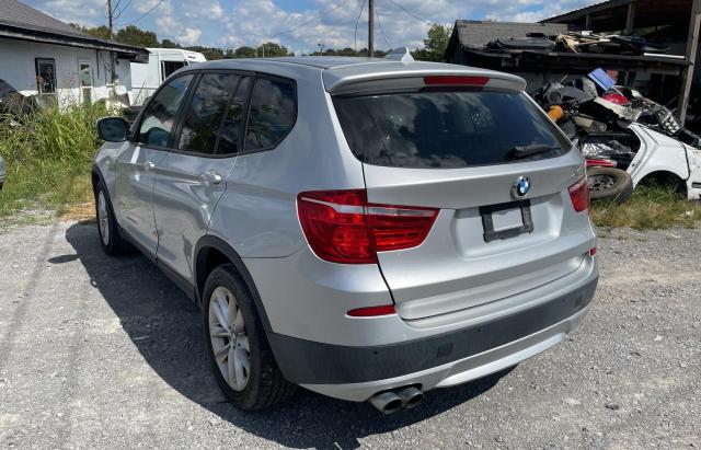 5UXWX9C53D0A11969 - 2013 BMW X3 XDRIVE28I SILVER photo 3