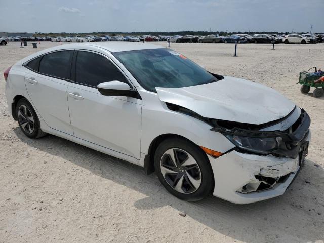 19XFC2F65LE013167 - 2020 HONDA CIVIC LX WHITE photo 4